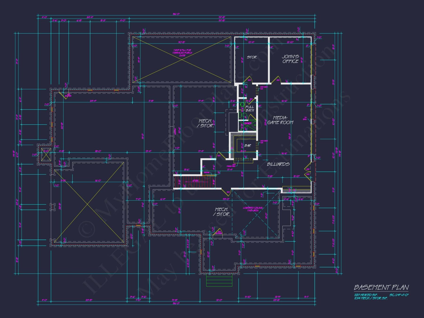 house Design and Blueprint for Unique 3-Story Colonial Revival