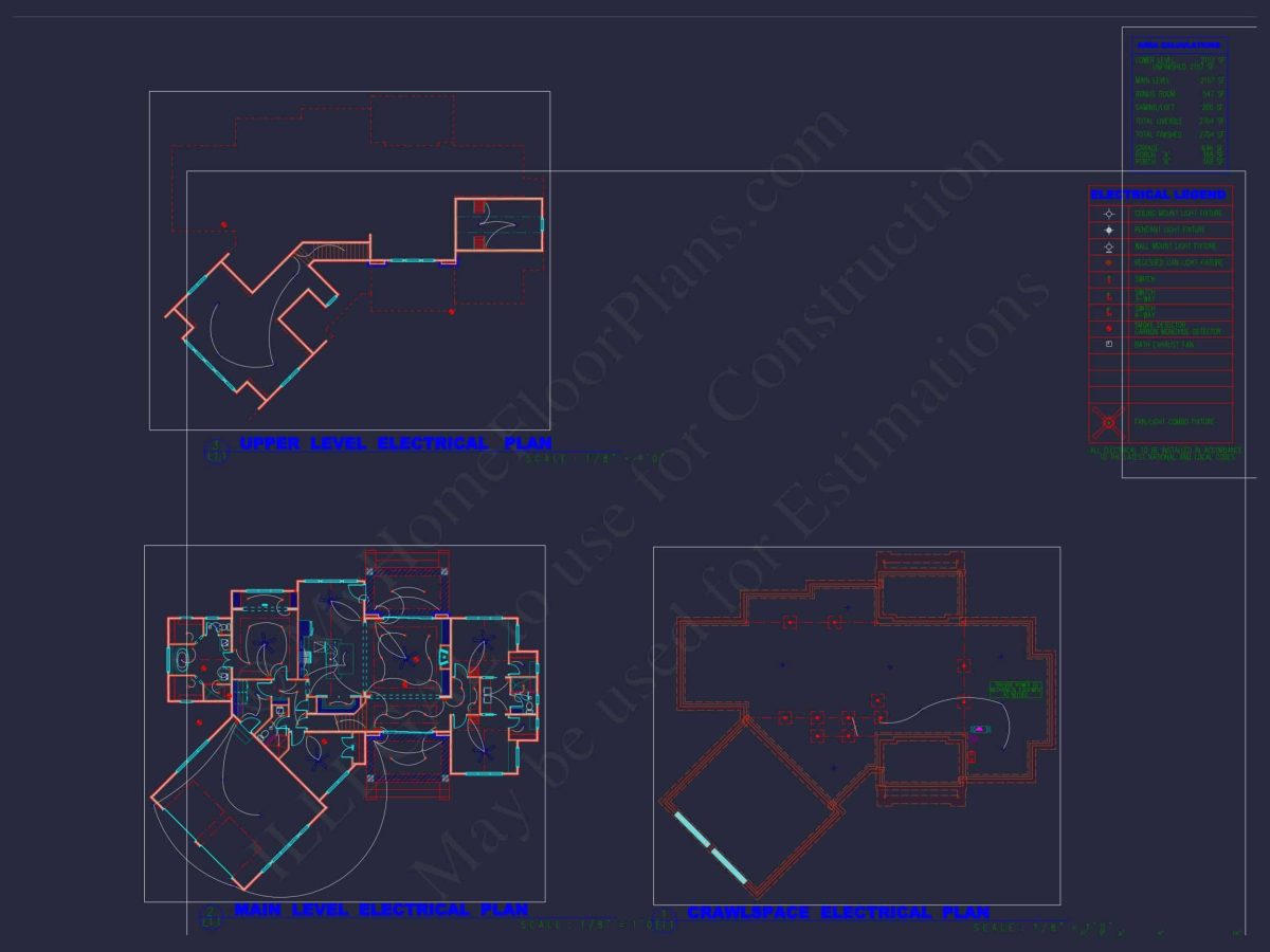 house Designs: 1.5-Story Craftsman Blueprint with Open Floor Plan
