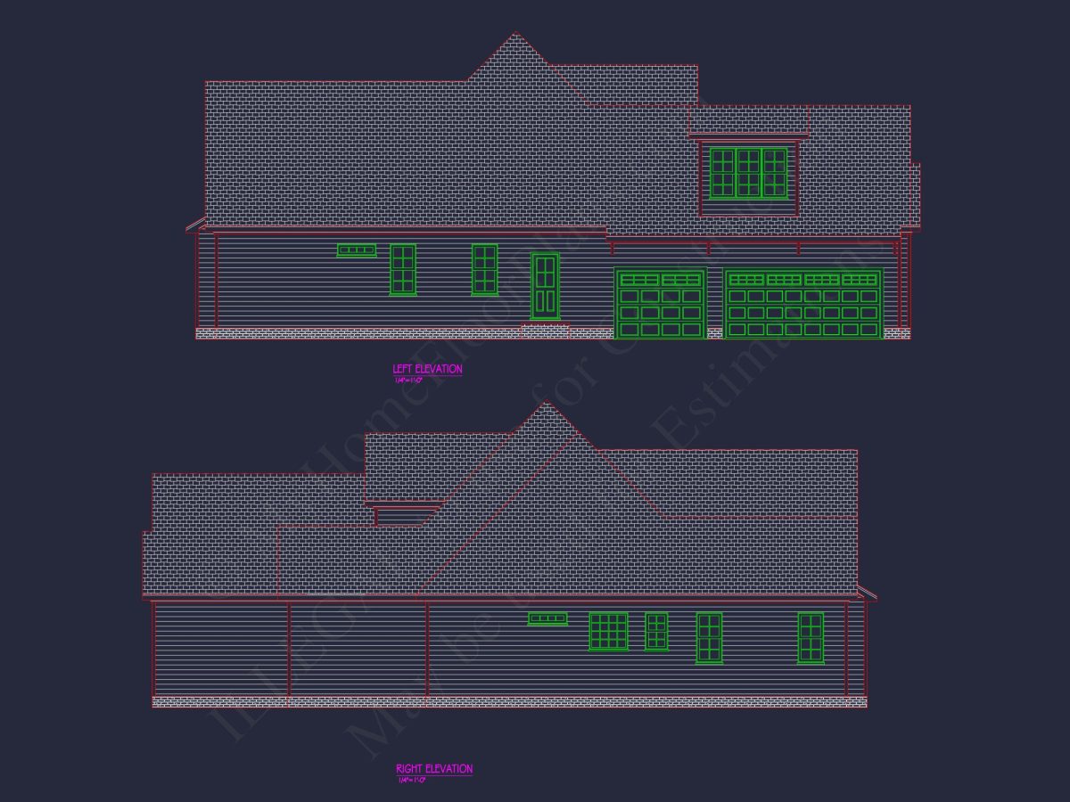 house Floor Plan: Architectural Blueprint with CAD Designs