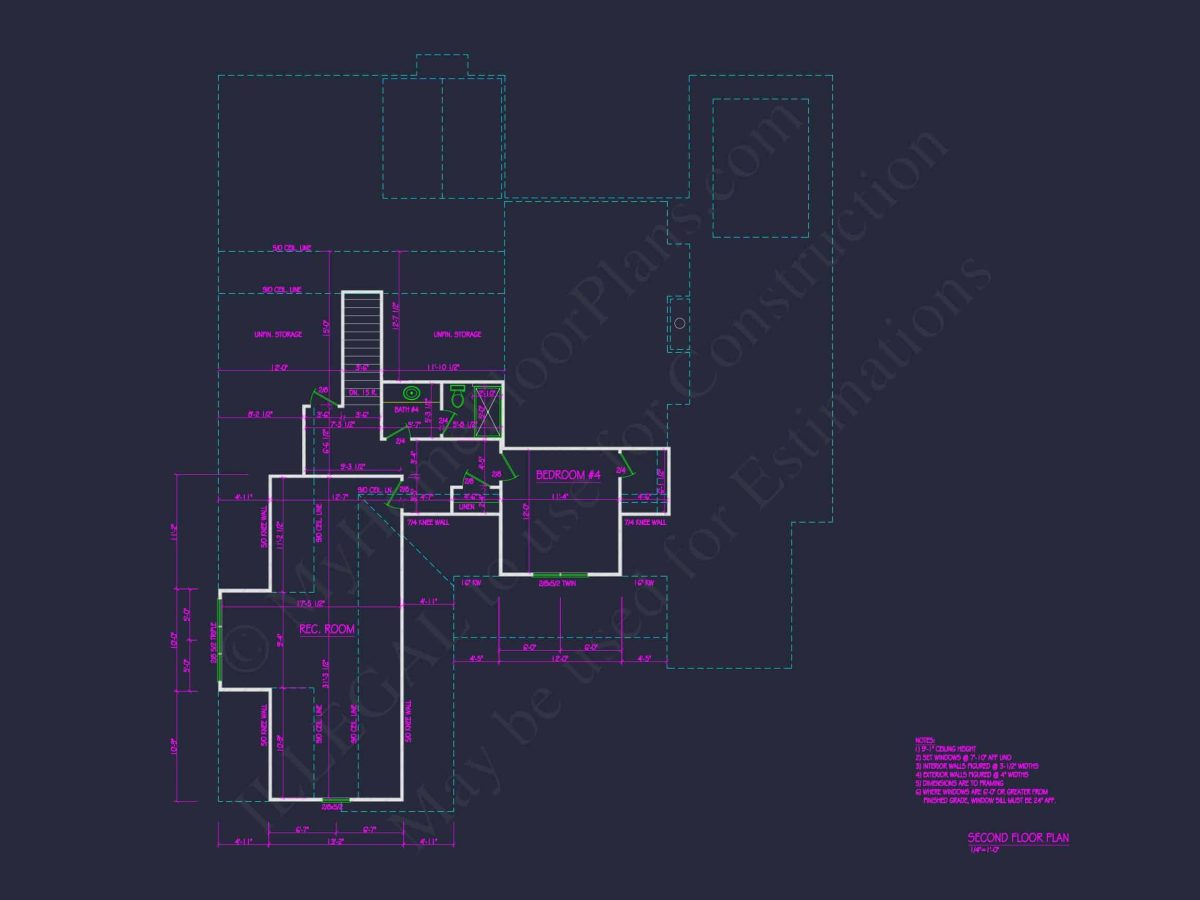 house Floor Plan: Architectural Blueprint with CAD Designs