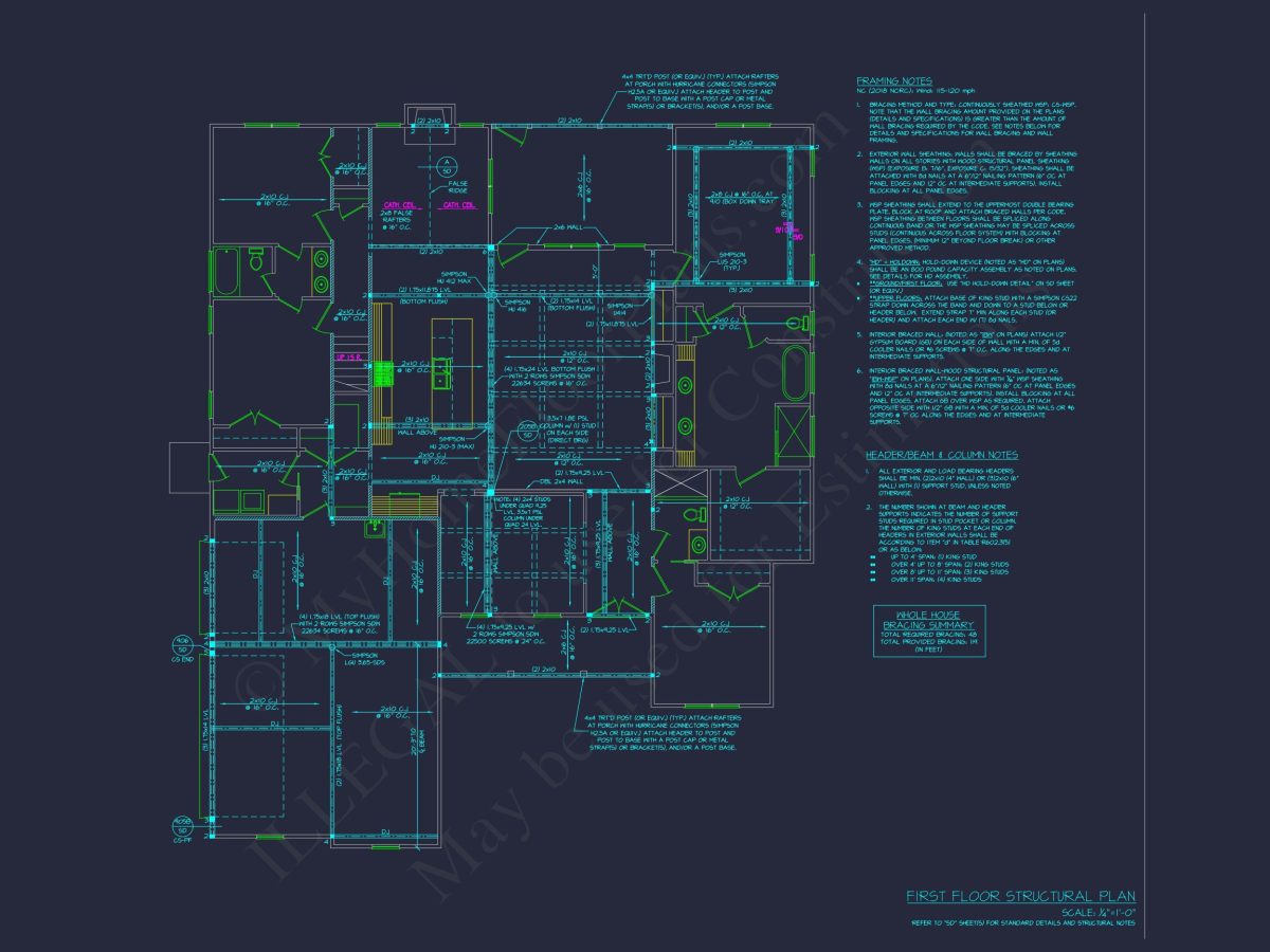 house Floor Plan: Architectural Blueprint with CAD Designs