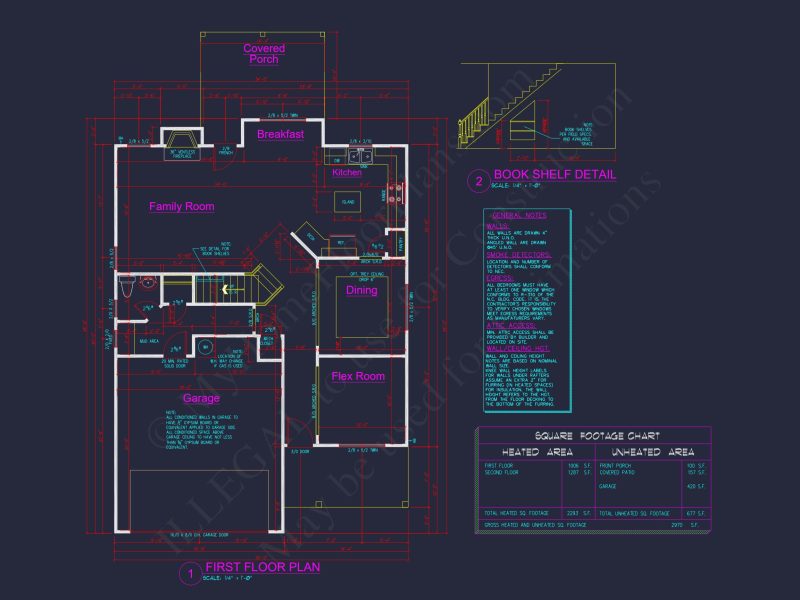 house Floor Plan Blueprint with 4 Bedrooms