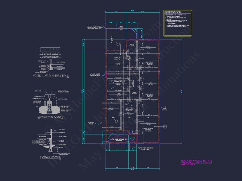 house Floor Plan Design: 2-Story Craftsman Blueprint with CAD