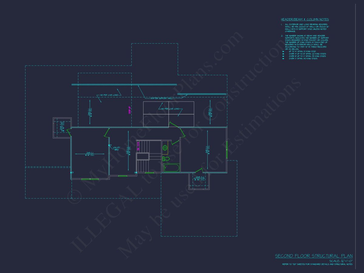 house Floor Plan Design with Blueprint & CAD Architecture