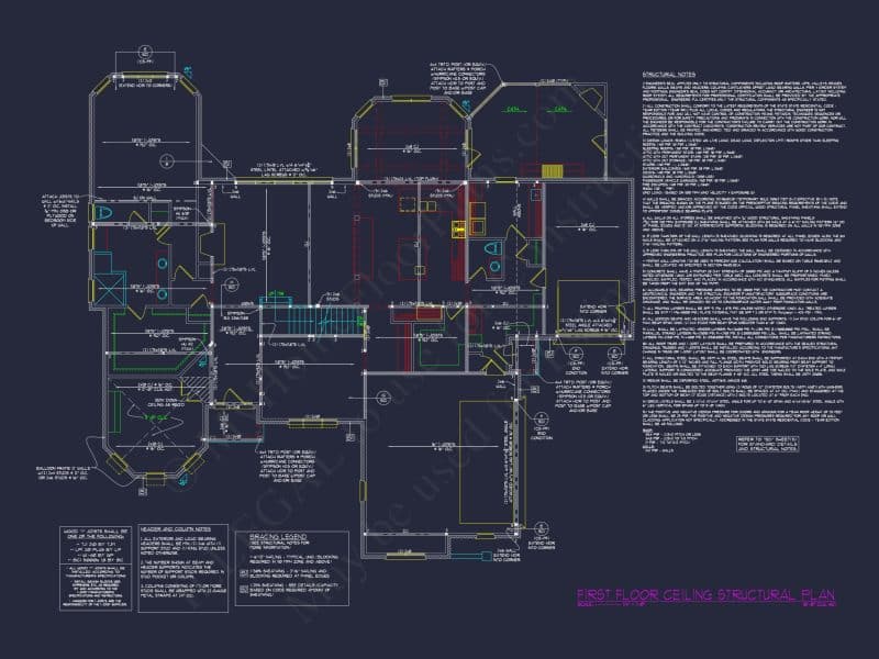 Luxury CAD Blueprint Architecture
