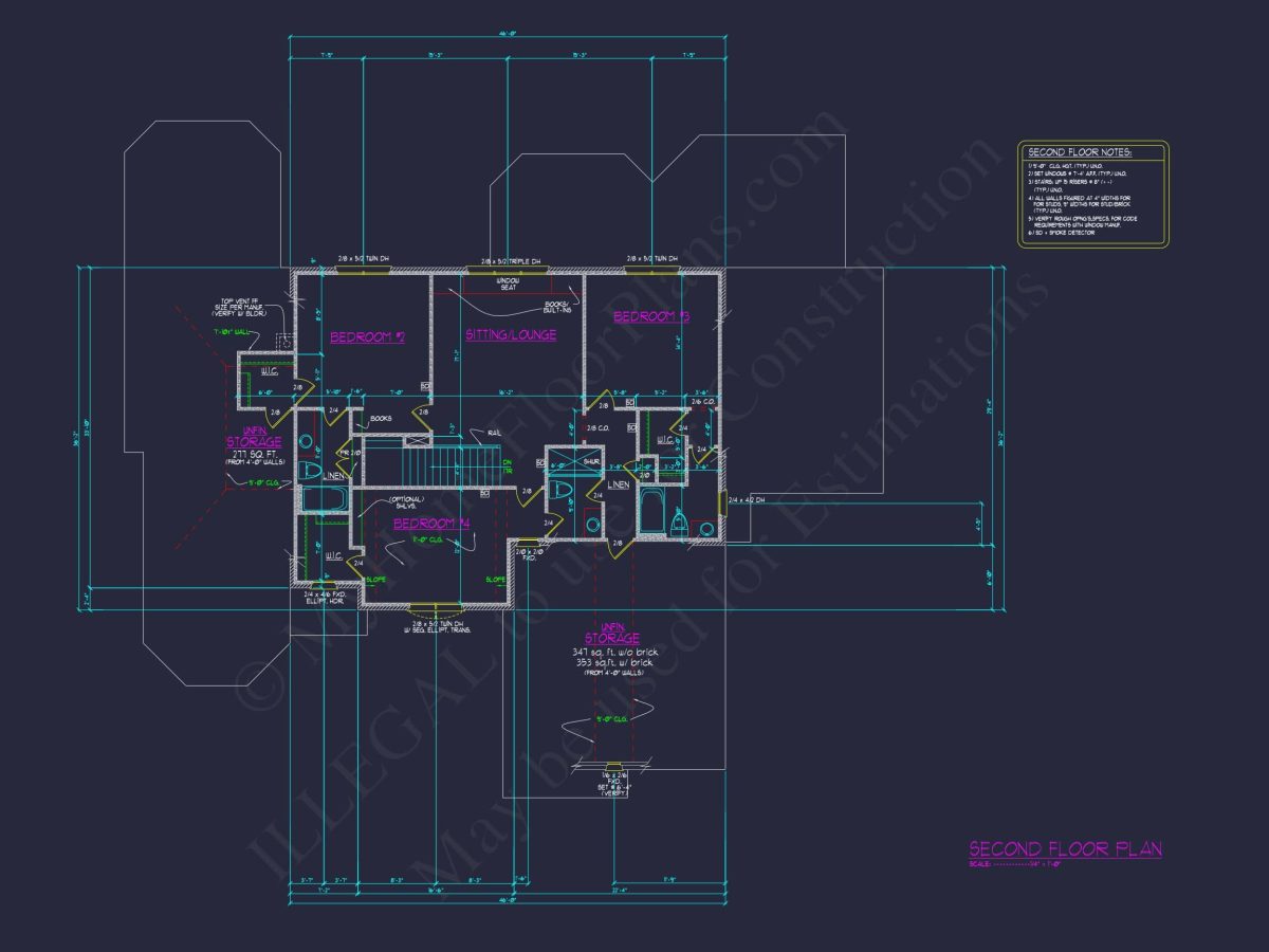 Luxury CAD Blueprint Architecture