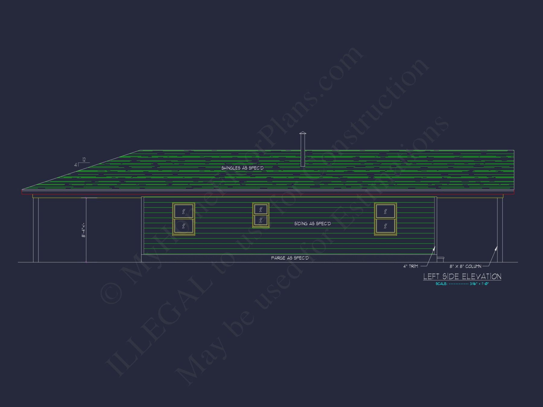 house Floor Plan with 2 Bedrooms