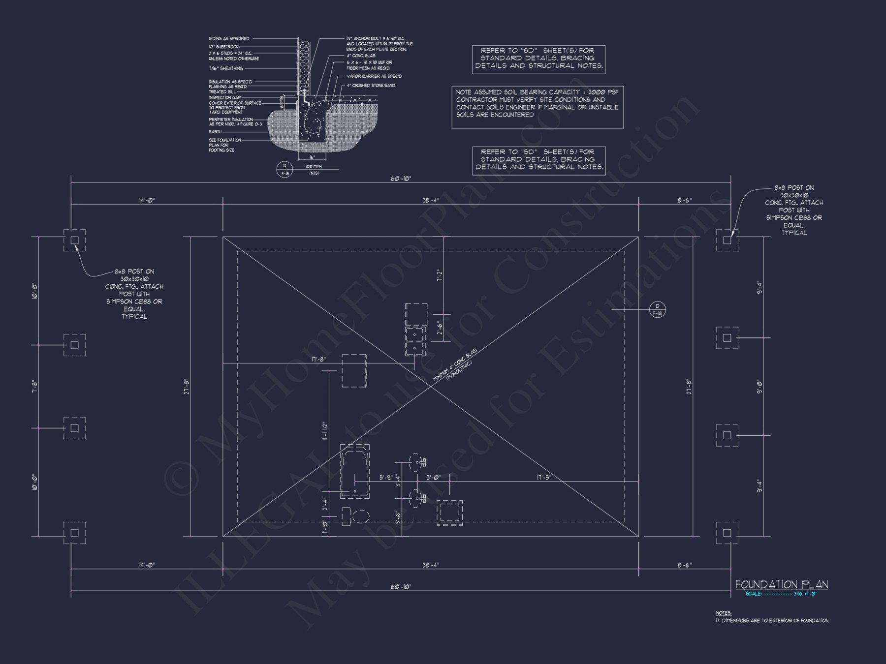1061 Sq. Ft. Blueprint CAD Designs