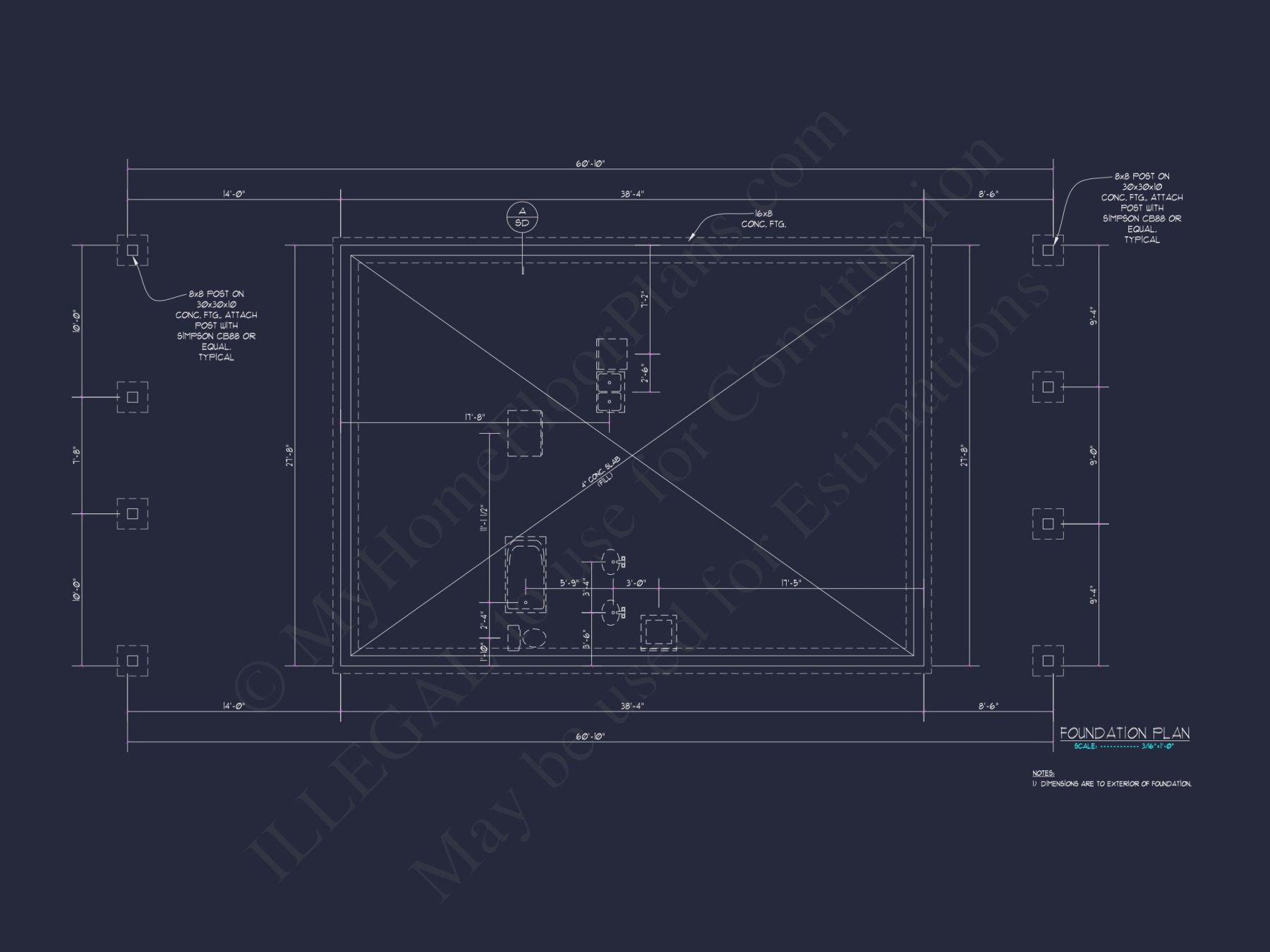 house Floor Plan with 2 Bedrooms