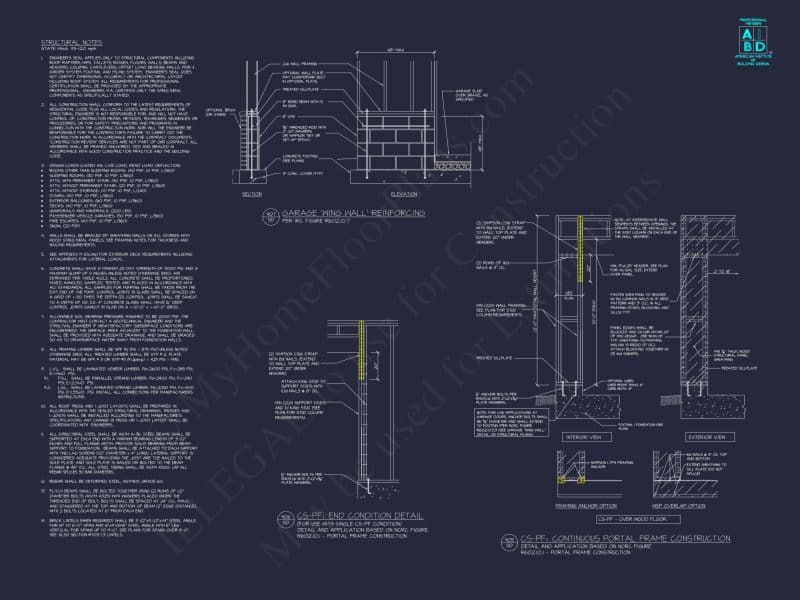 house Floor Plan with 4 Bed Options - Architectural Designs & CAD