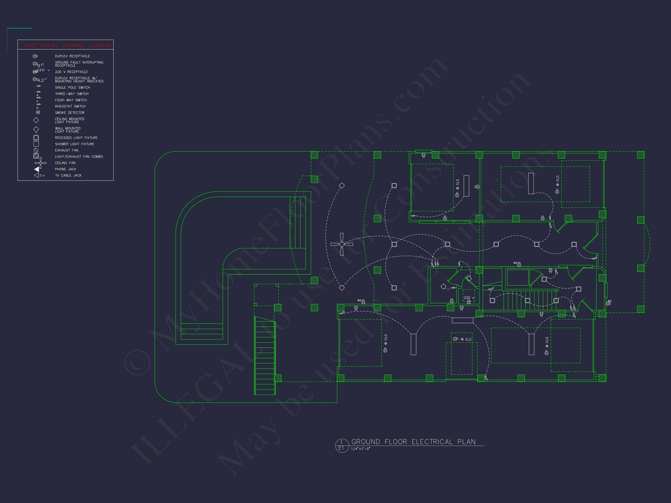 house Floor Plan with CAD Blueprints & Coastal Architecture Designs