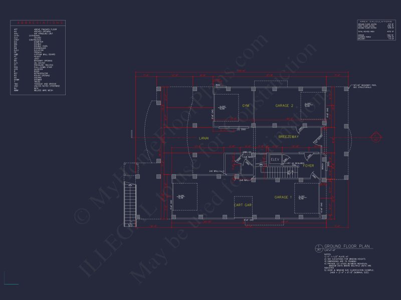 house Floor Plan with CAD Blueprints & Coastal Architecture Designs