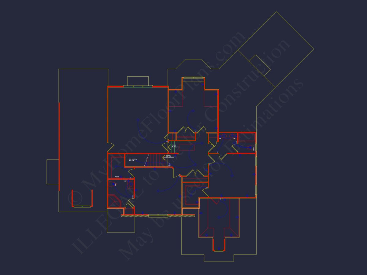 house Plan Blueprint: CAD Floor Plan Designs