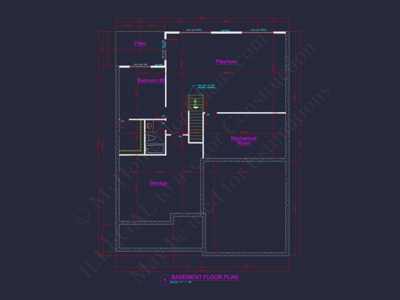 house Plan Blueprint: Large Architecture Designs w/ CAD