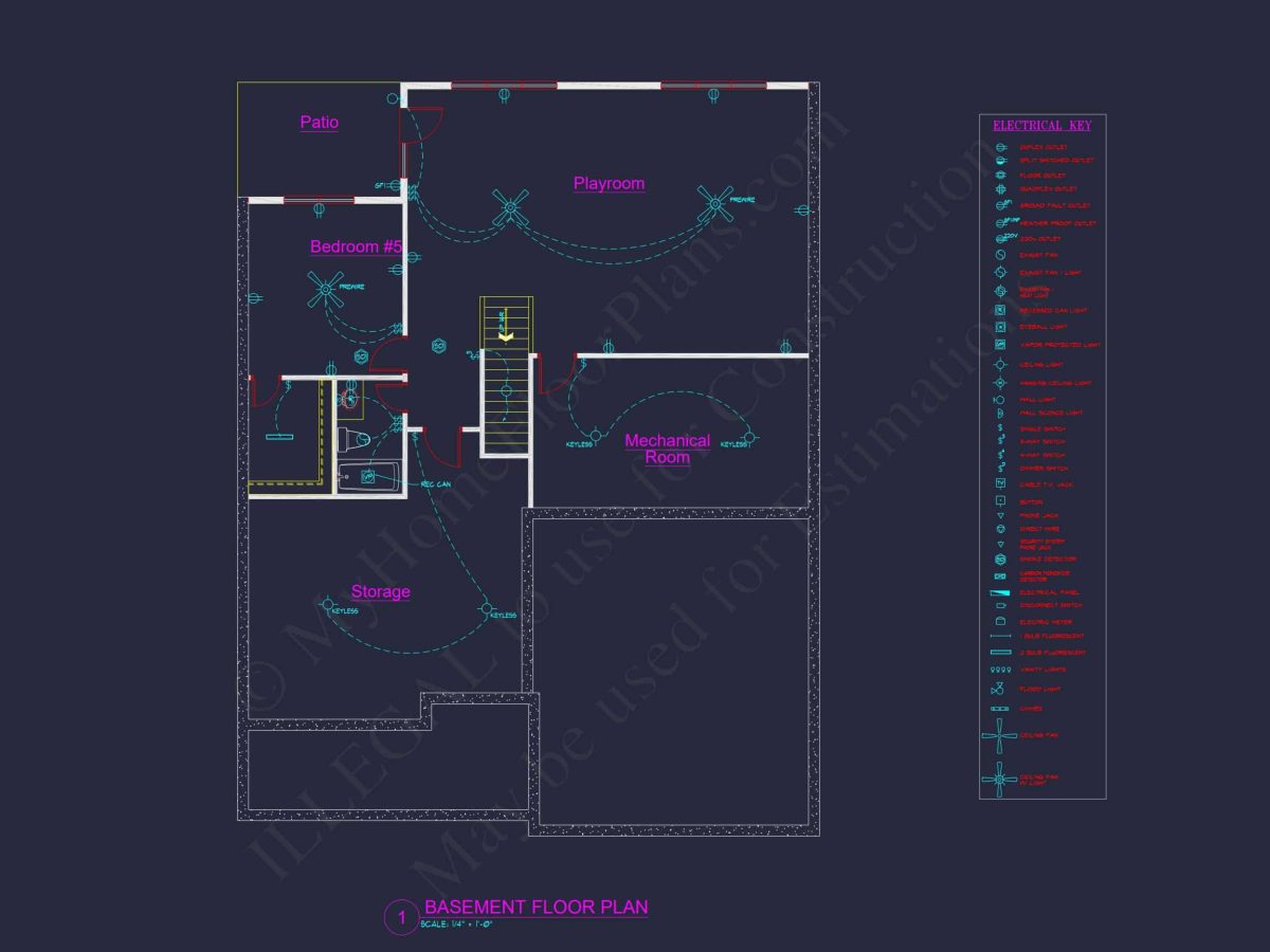 house Plan Blueprint: Large Architecture Designs w/ CAD