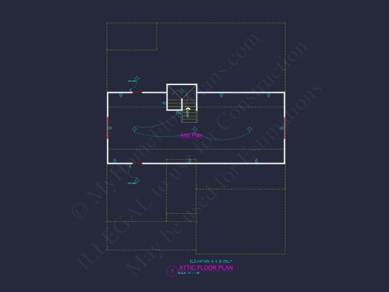 house Plan Blueprint: Large Architecture Designs w/ CAD