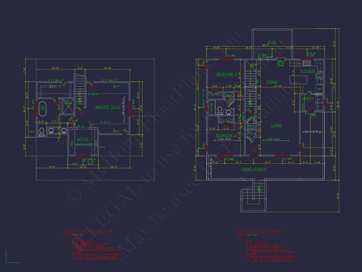 house Plan Blueprint with CAD Designs for Coastal Living