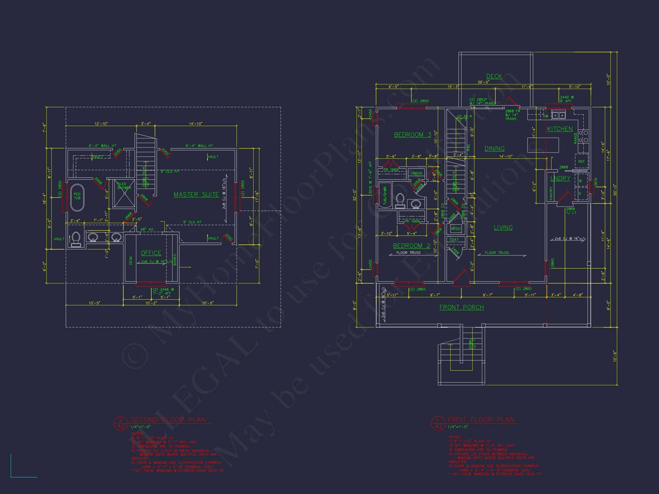 house Plan Blueprint with CAD Designs for Coastal Living