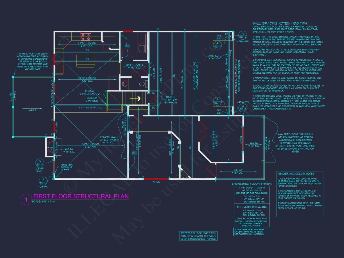 house Plan CAD Design with Floor Plans & Blueprints