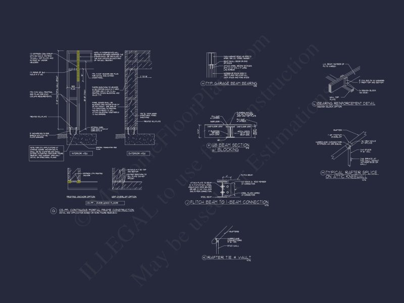 house Plan Designs: Spacious 2-Story CAD Floor Plan Blueprint