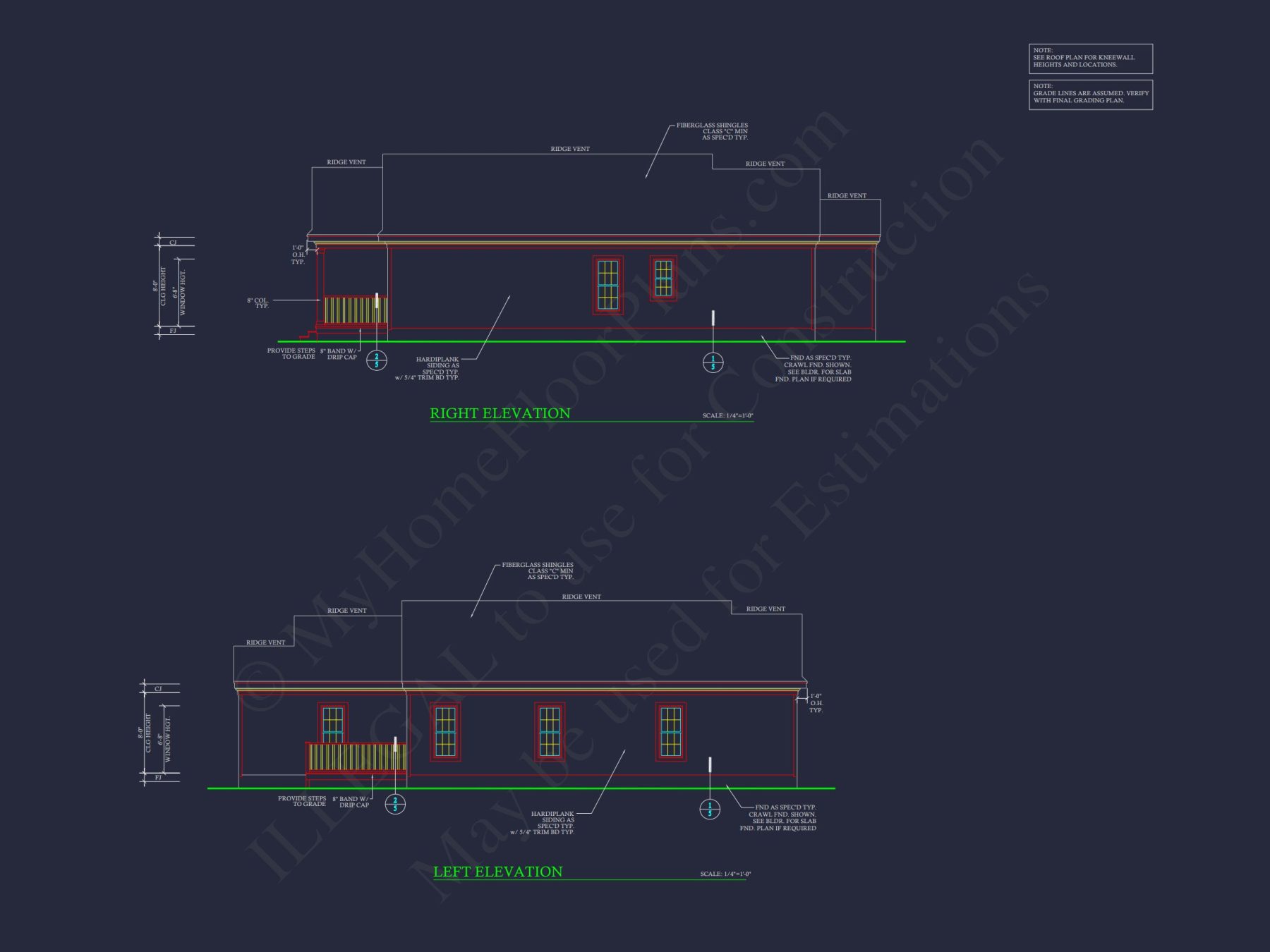house Plan and Blueprint with First-Floor Designs and CAD Layout