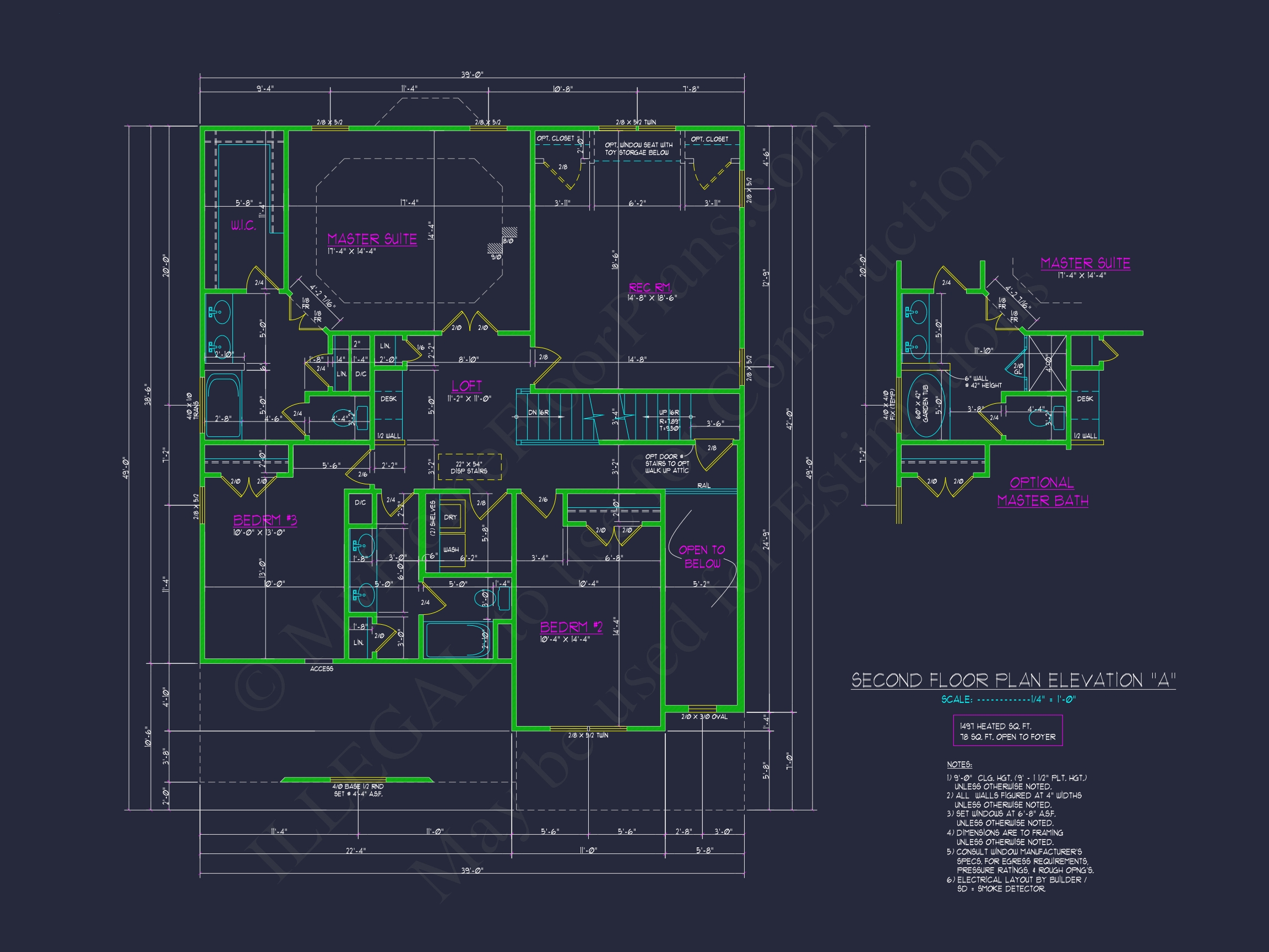 Home Plan with 4 Beds,2 Story,2 Garage & Advanced Designs