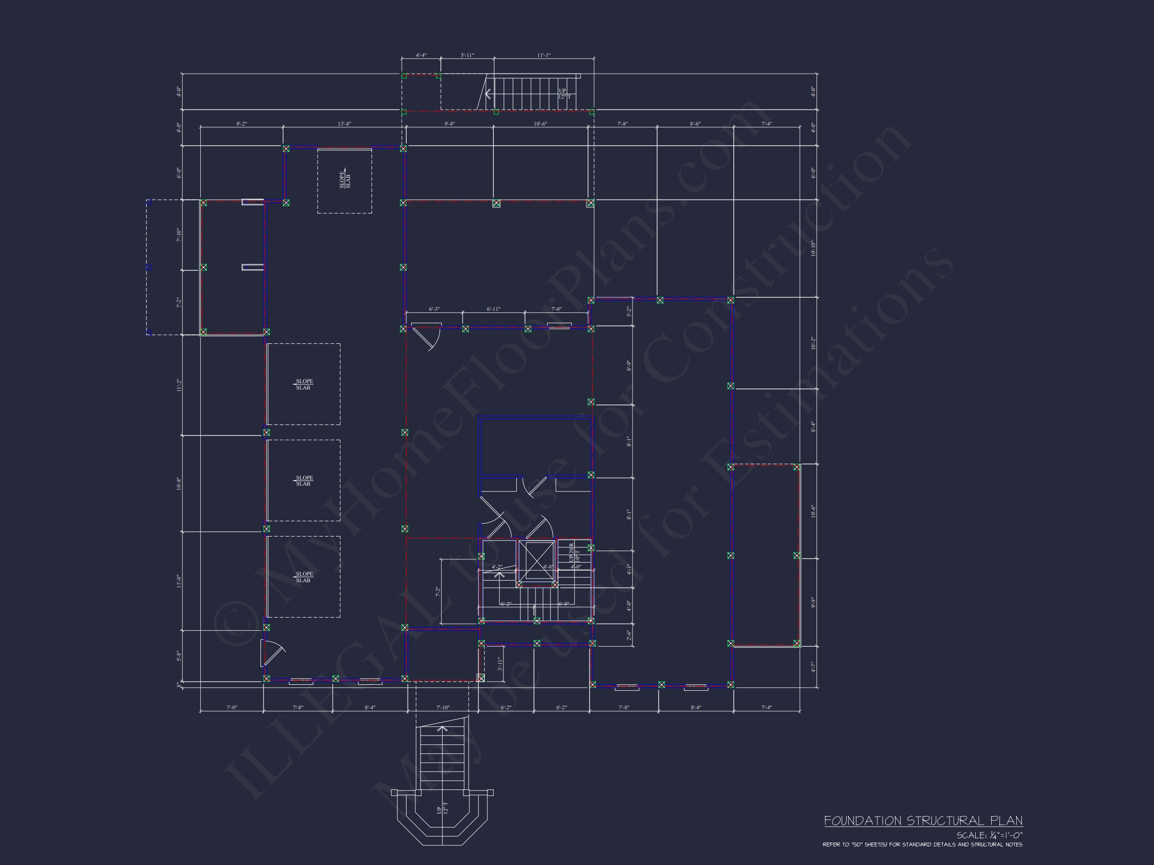 Home Plan with Complete Floor Blueprint Designs