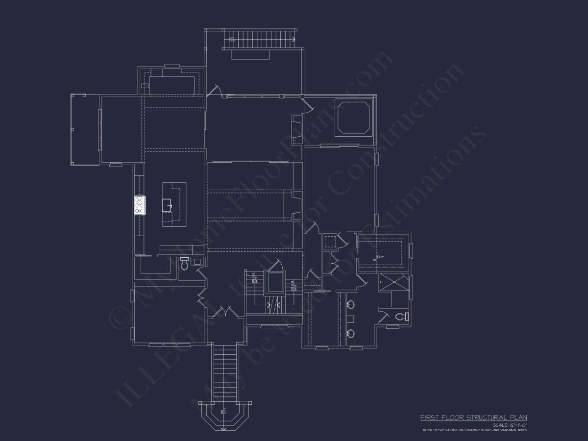 house Plan with Complete Floor Blueprint Designs