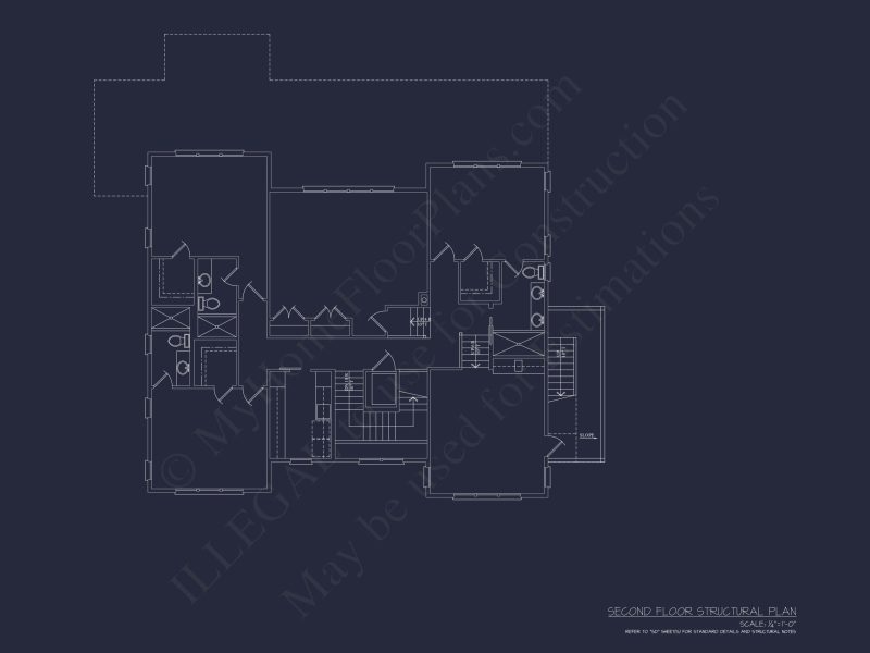house Plan with Complete Floor Blueprint Designs