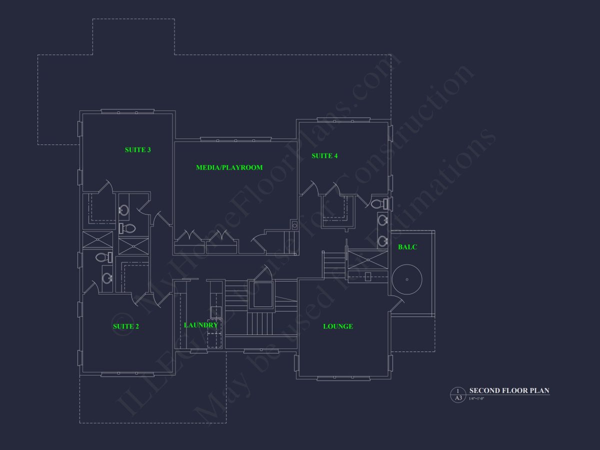 house Plan with Complete Floor Blueprint Designs