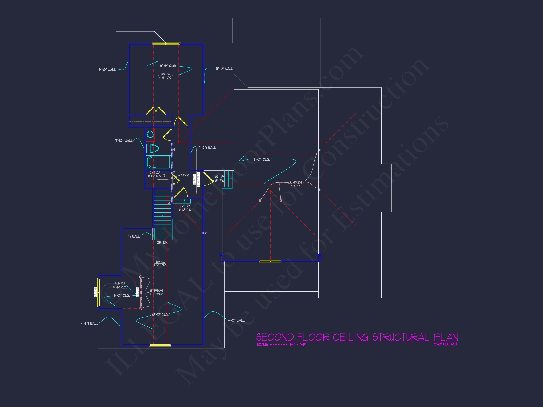 Home Plan with Floor Plan,Blueprint,CAD & Designs