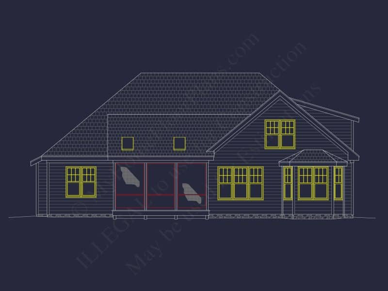 house Plan with Floor Plan, Blueprint, CAD & Designs