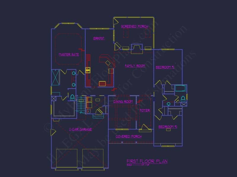 house Plan with Floor Plan, Blueprint, CAD & Designs