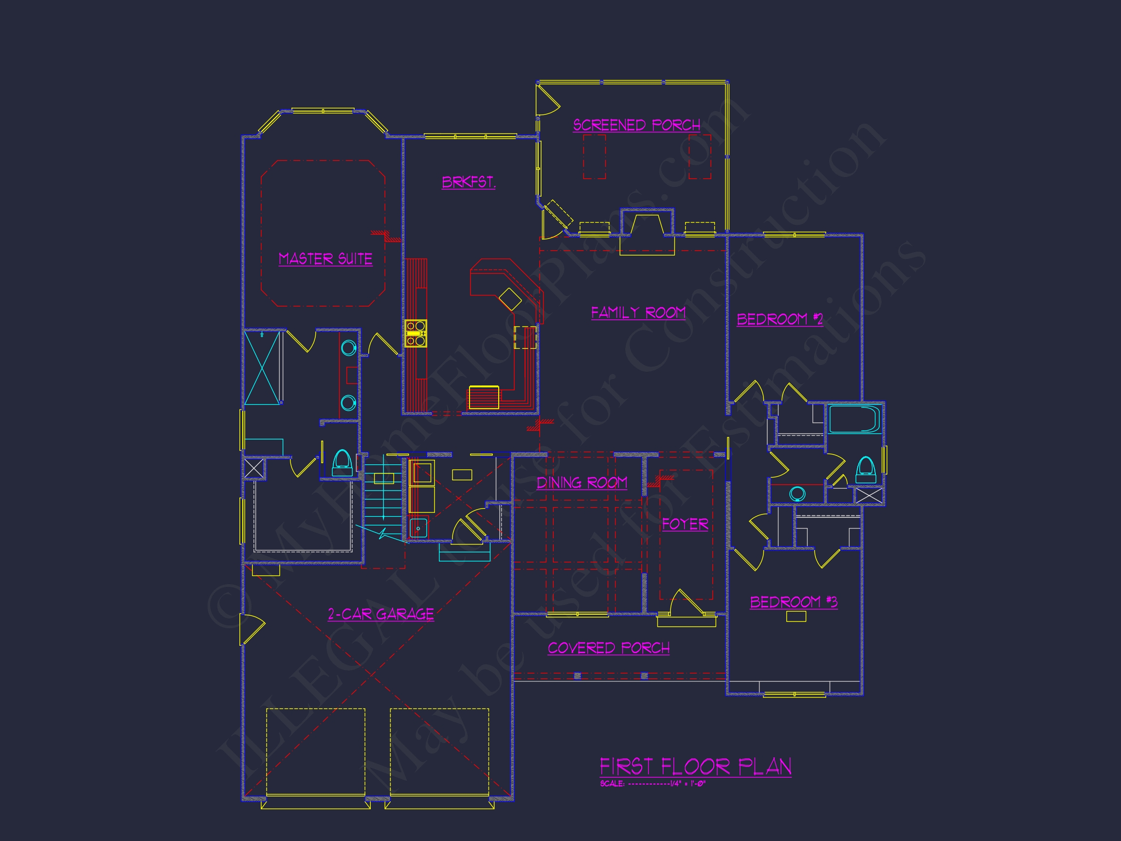 Home Plan with Floor Plan,Blueprint,CAD & Designs