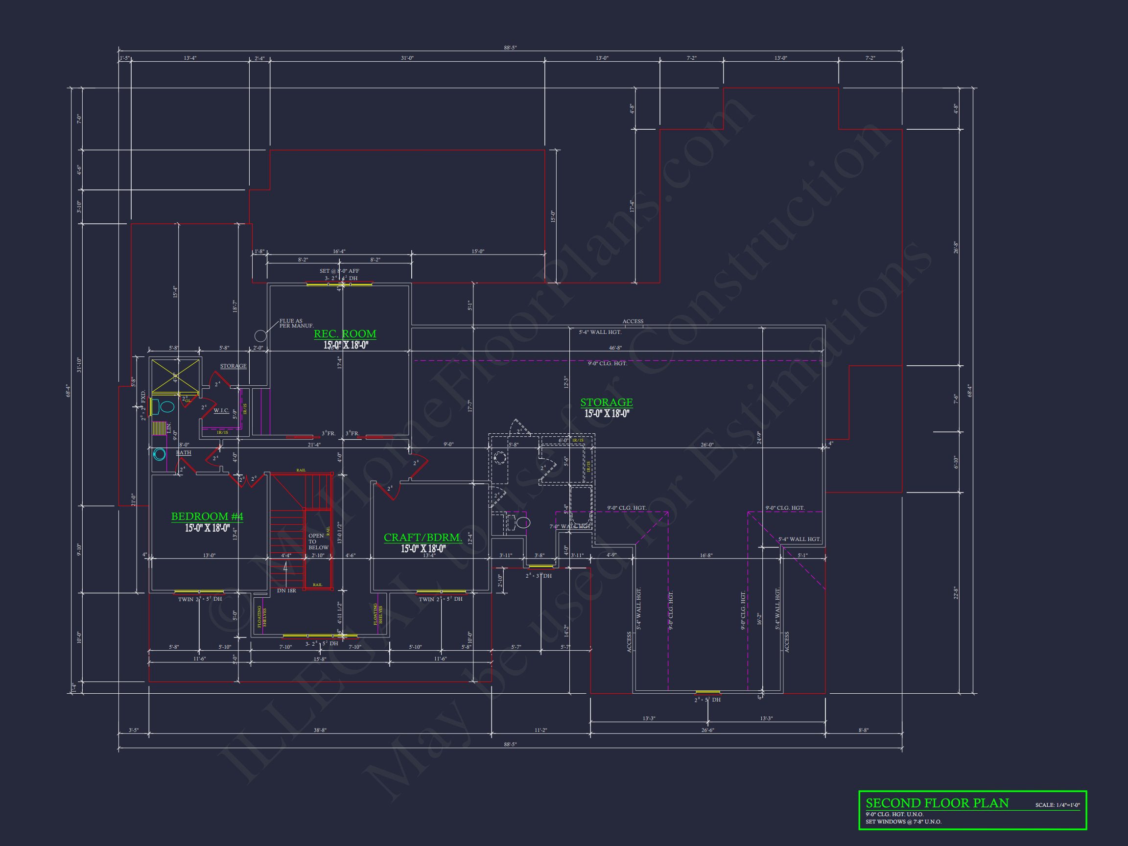 house Plan with Spacious CAD Designs and Architectural Blueprint