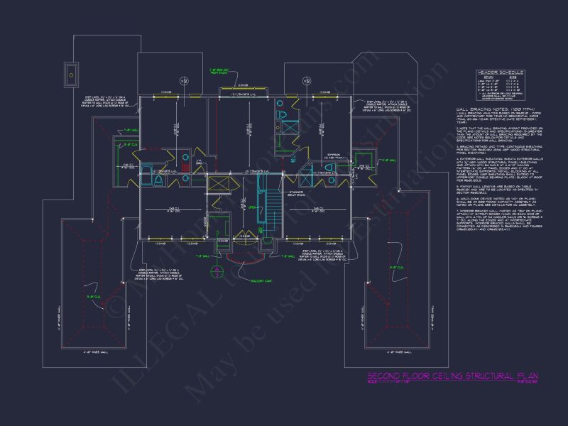 Luxe house Floor Plan with Architectural Designs and CAD Blueprint
