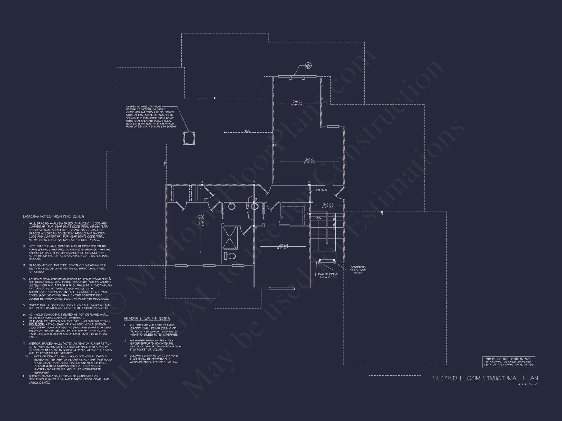 Luxurious 2-Story house Plan and Blueprint for Modern Designs