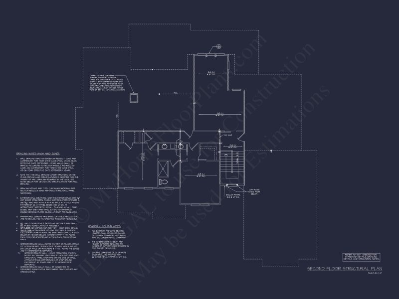 Luxurious 2-Story house Plan and Blueprint for Modern Designs
