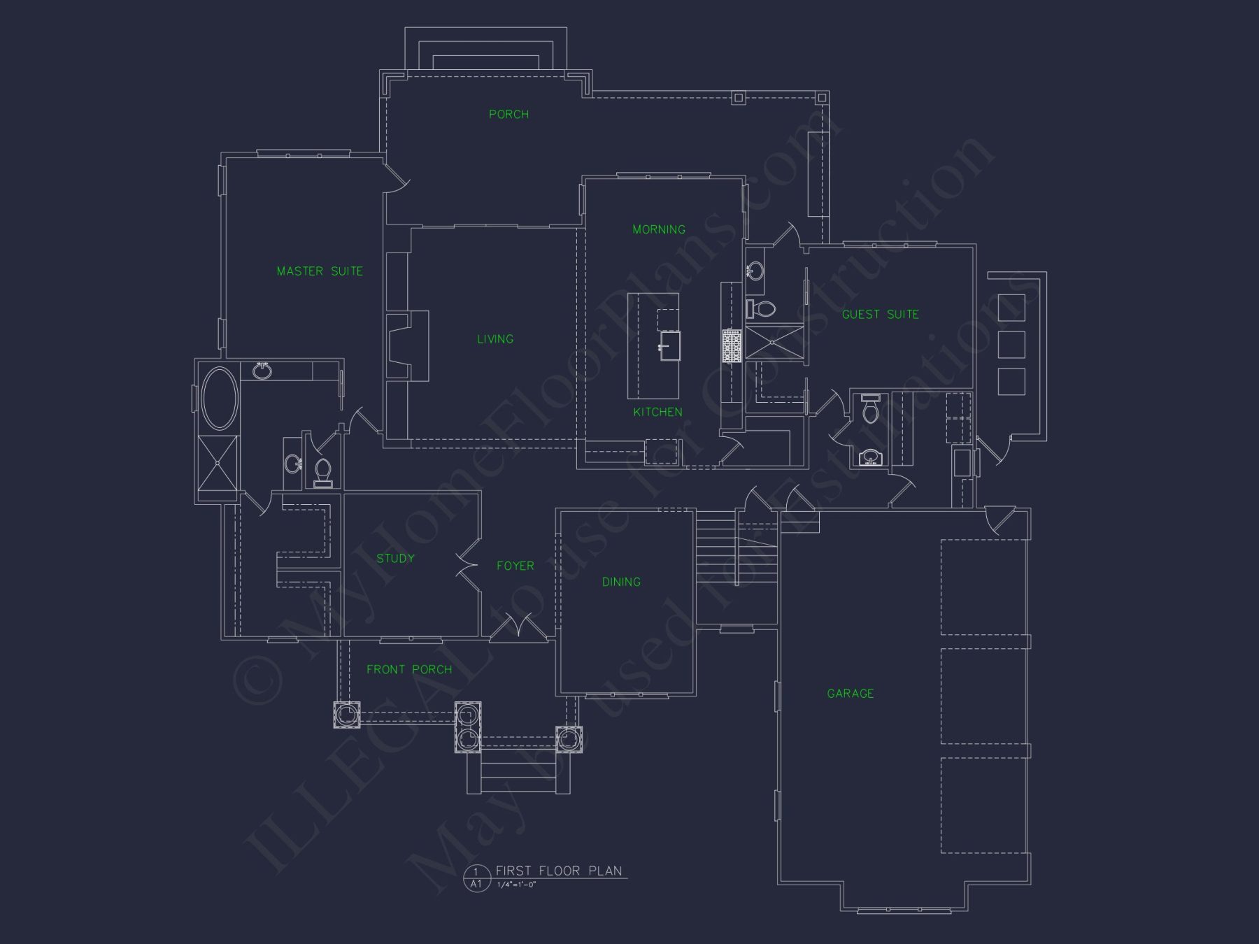 Luxurious 2-Story house Plan and Blueprint for Modern Designs