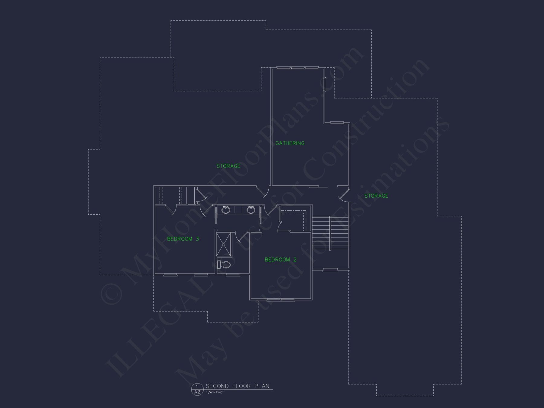 Luxurious 2-Story house Plan and Blueprint for Modern Designs