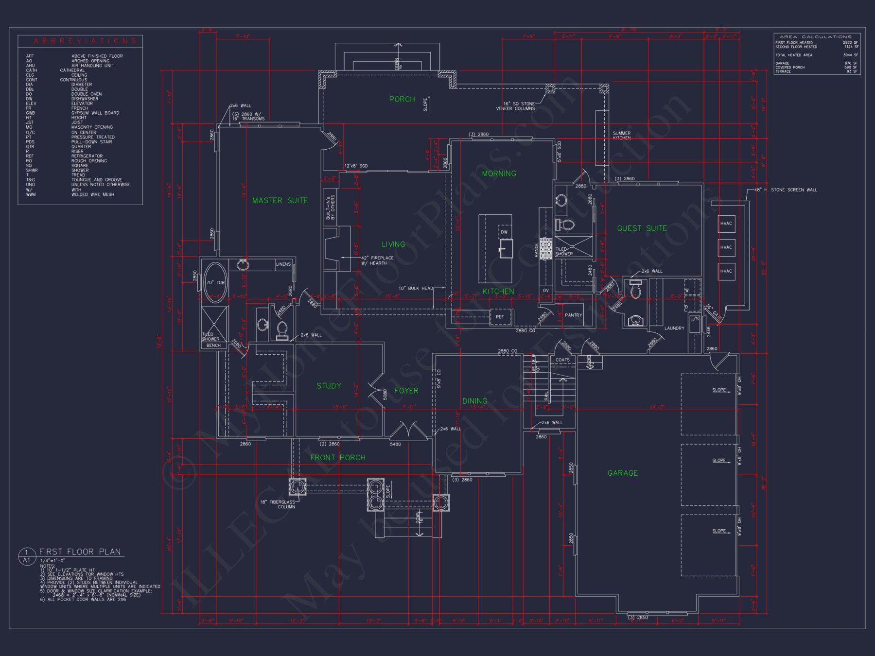 Luxurious 2-Story house Plan and Blueprint for Modern Designs