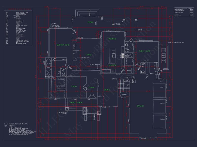 Luxurious 2-Story house Plan and Blueprint for Modern Designs