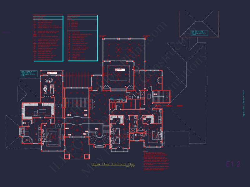 Luxurious house Design Blueprint with CAD Architecture Plans