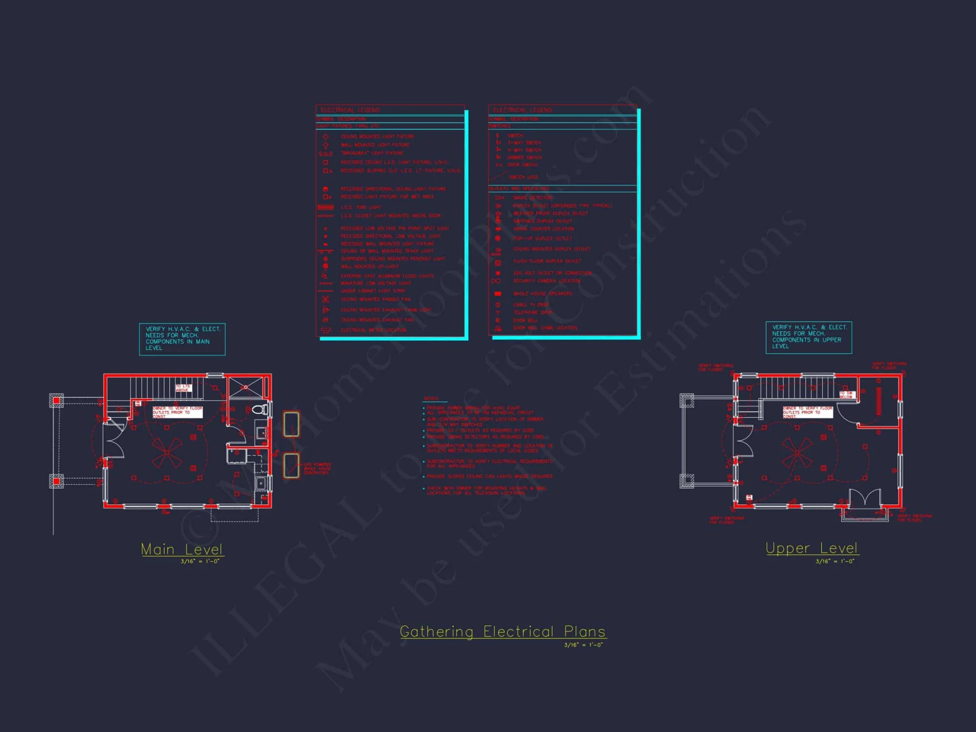 Luxurious house Design Blueprint with CAD Architecture Plans