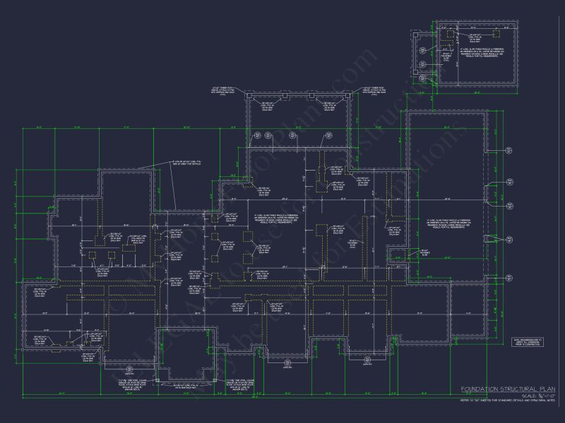 Luxurious house Design Blueprint with CAD Architecture Plans