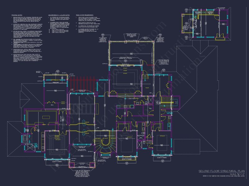 Luxurious house Design Blueprint with CAD Architecture Plans
