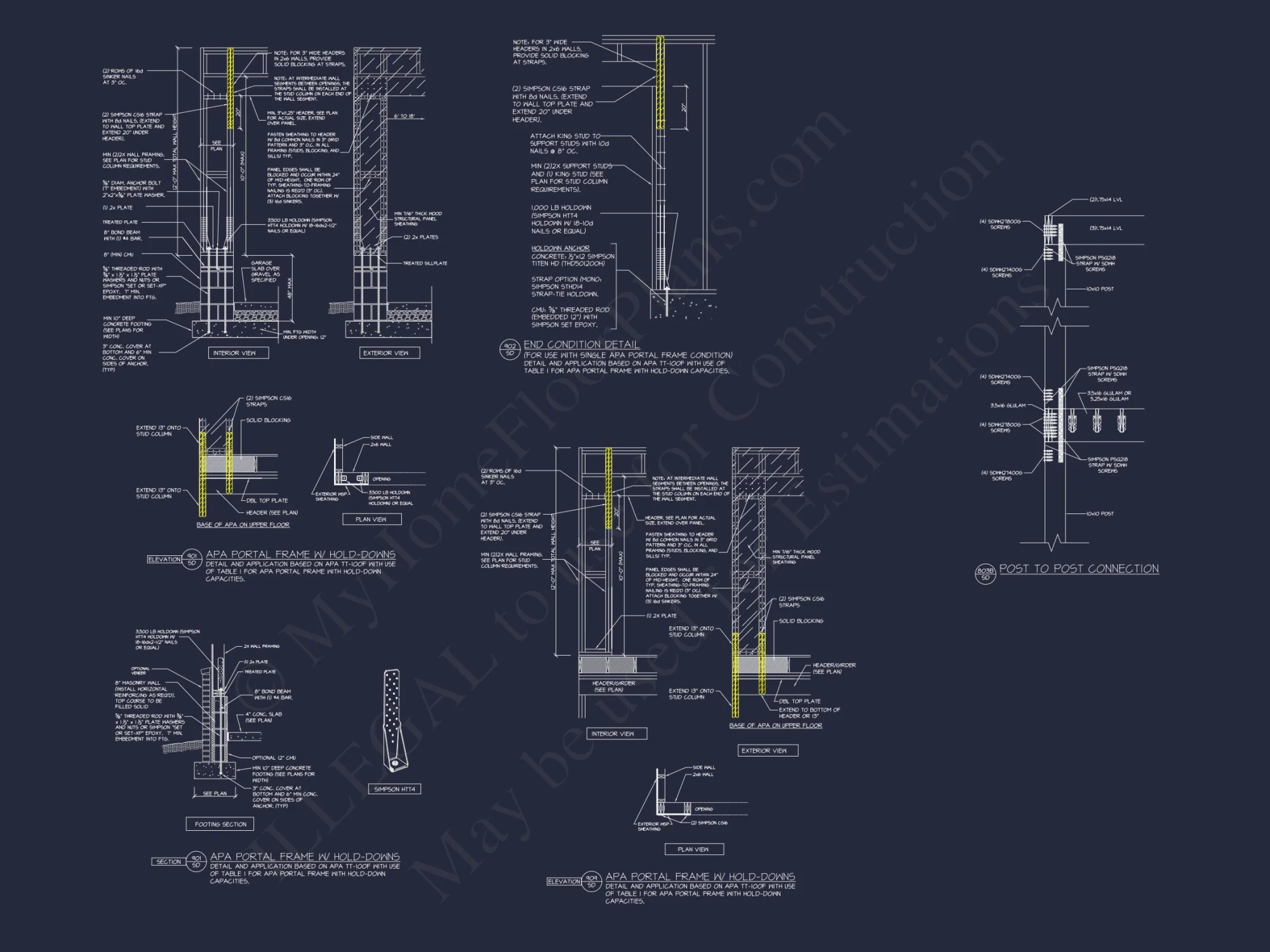 Luxurious house Design Blueprint with CAD Architecture Plans