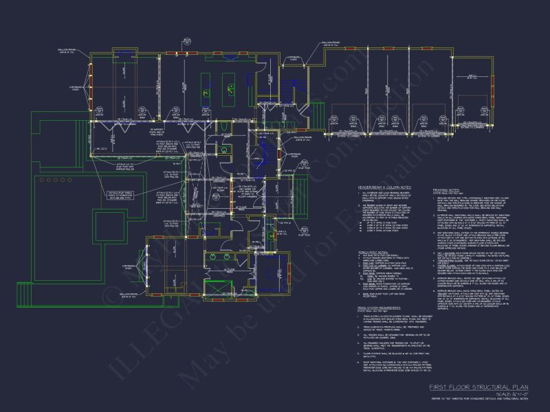 Luxurious house Floor Plan with 4 Bedrooms