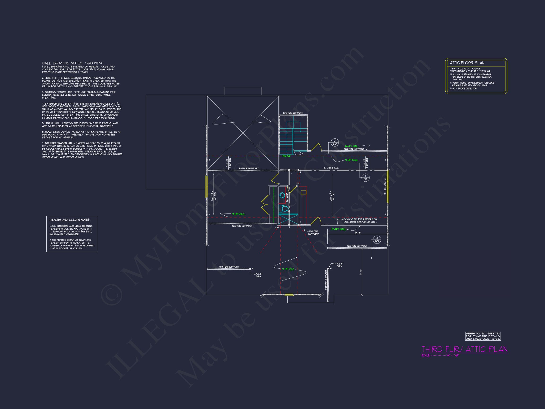 Luxurious house Floor Plan with Detailed CAD Designs & Blueprint