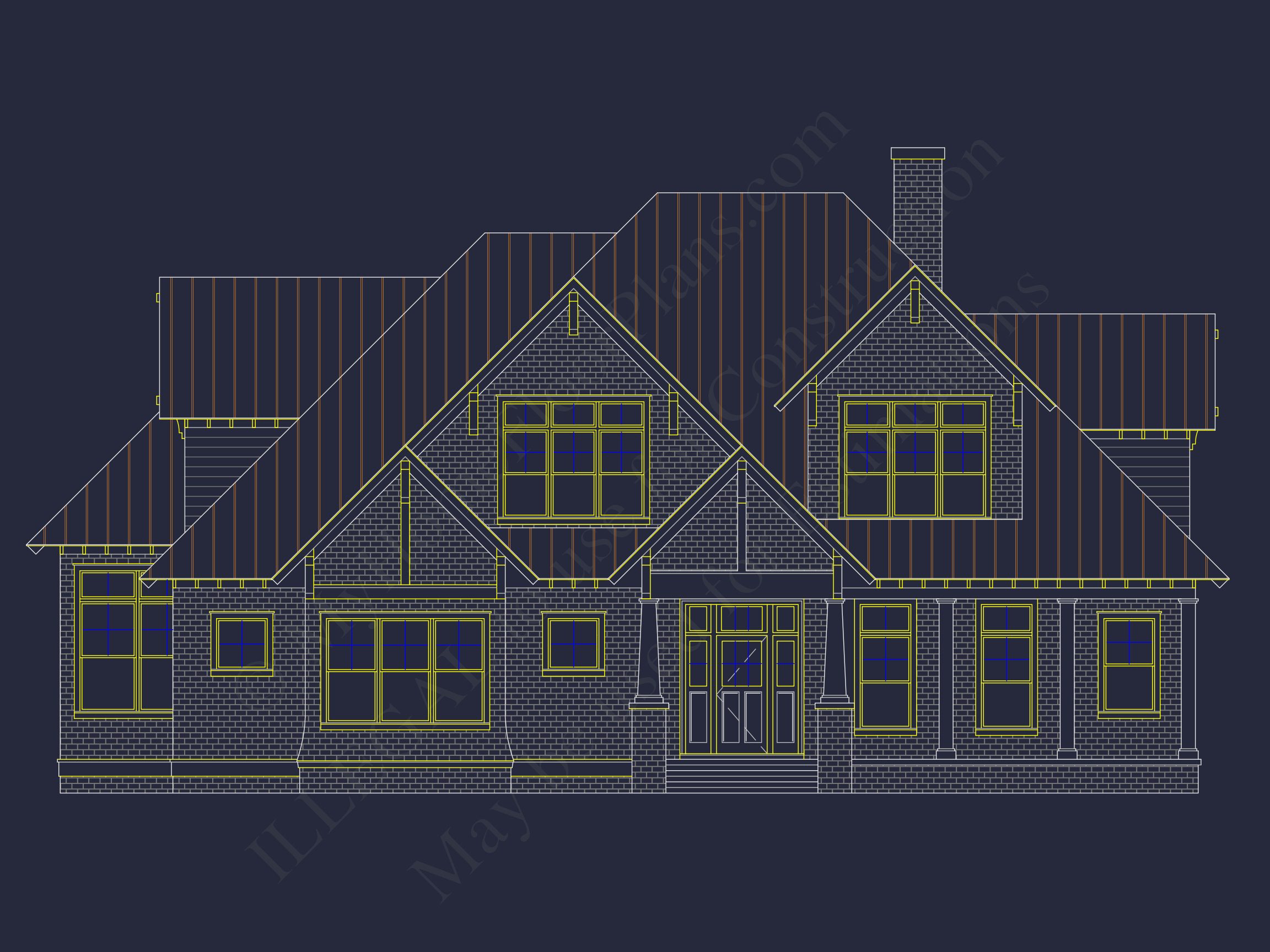 Luxurious house Plan with 5 Bedrooms,CAD Designs,and Modern Features